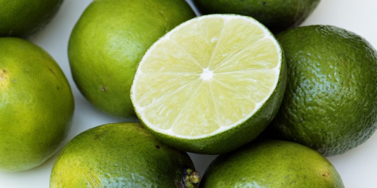 Closeup of fresh lime