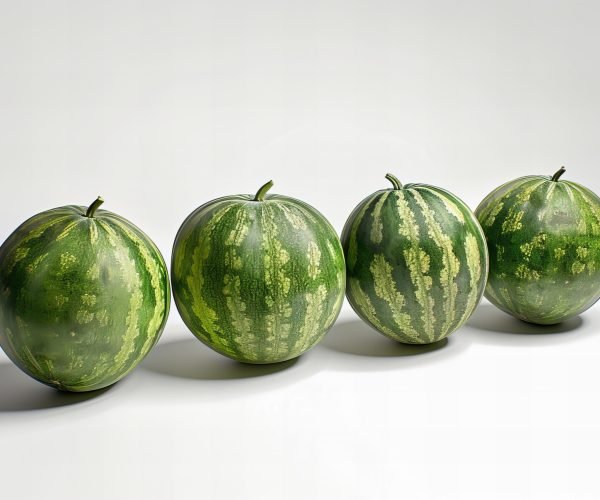 Stock photo of 3 Watermelons in the style of AmirElite studio lighting, white background, hyper realistic photography, stock photo style, raw q8PQTNEUI7vJ --ar 3:2 --style raw --stylize 50